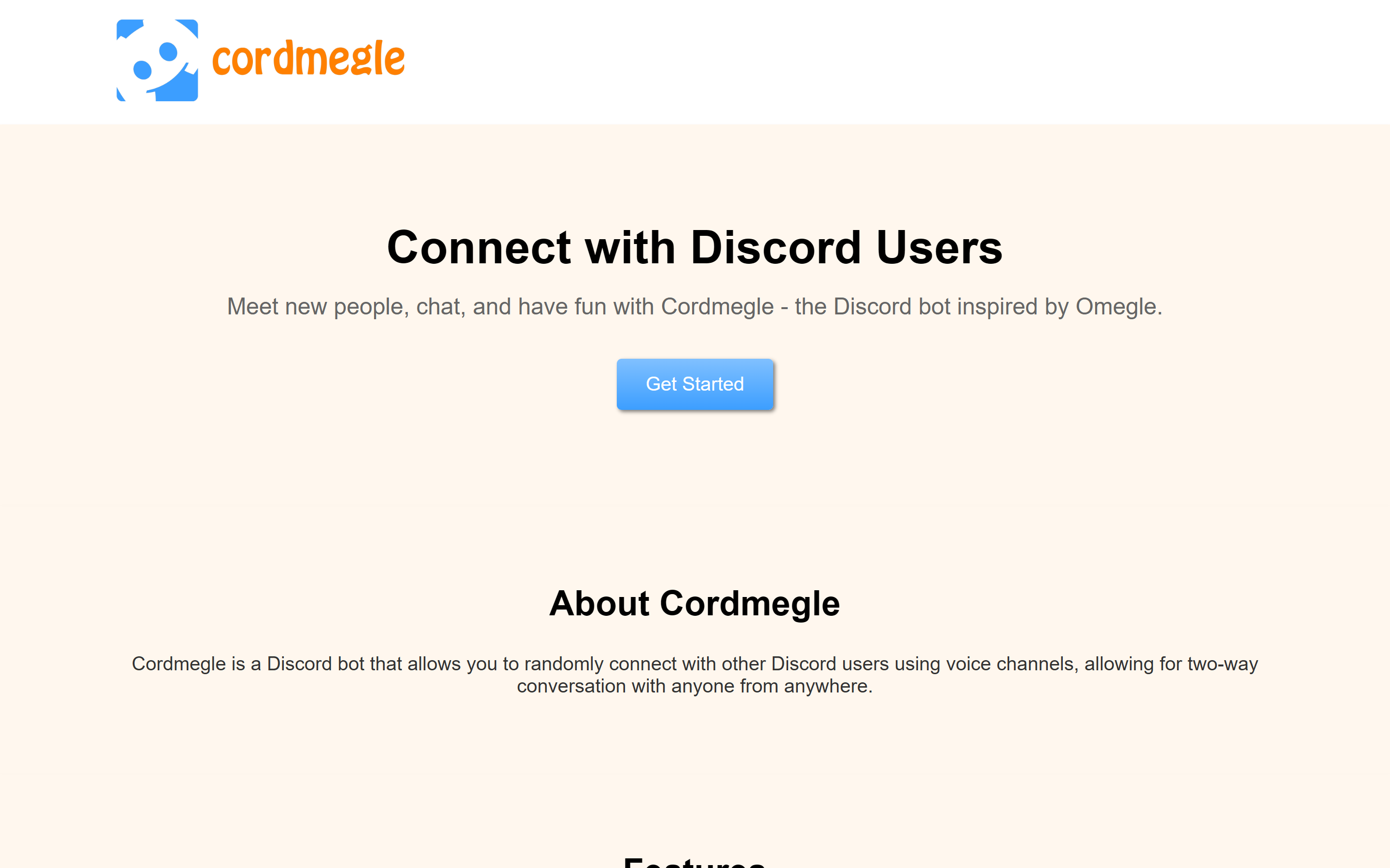 Cordmegle — a Discord bot for random voice chats